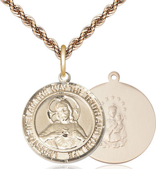 14kt Gold Scapular Medal