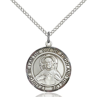 Pewter Scapular Medal Religious Jewelry