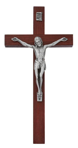 10-inch Cherry crucifix bagged
