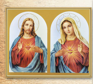 Sacred Hearts 8X10 Plaque - SALE