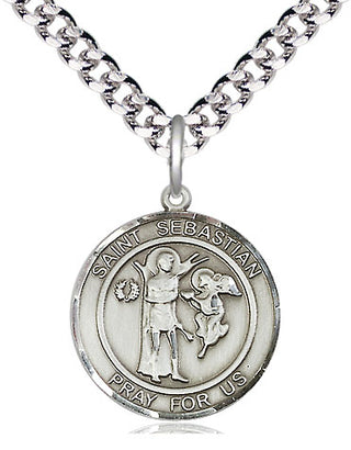 Pewter Scapular Medal Religious Jewelry