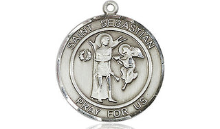 Sterling Silver Scapular Medal Religious Jewelry