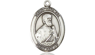 Pewter St. Thomas the Apostle Medal | Medium | Engravable