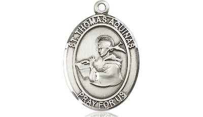 Sterling Silver St. Thomas Aquinas Medal | Medium | Engravable