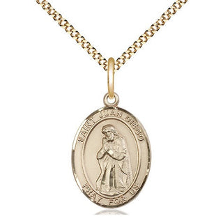 14kt Gold Filled Saint Juan Diego Medal Religious Jewelry