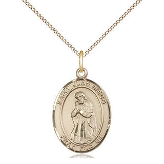 14kt Gold Saint Juan Diego Medal