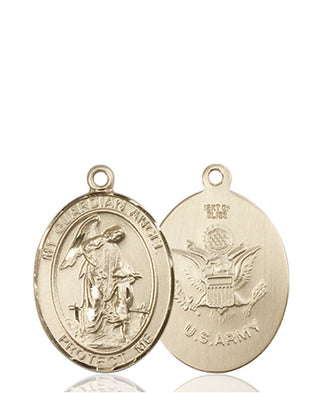 14kt Gold Guardian Angel Army Medal