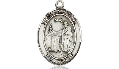 Pewter St. Valentine of Rome Medal | Medium | Engravable