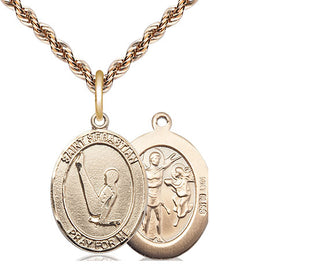 14kt Gold Saint Sebastian Gymnastics Medal