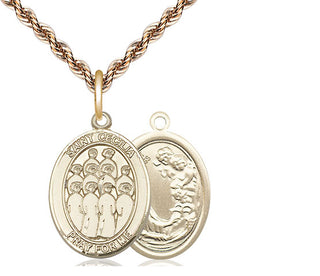 14kt Gold Saint Cecilia Choir Medal