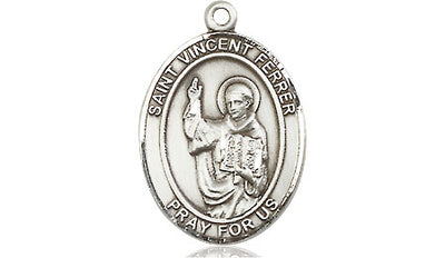 Pewter St. Vincent Ferrer Medal | Medium | Engravable