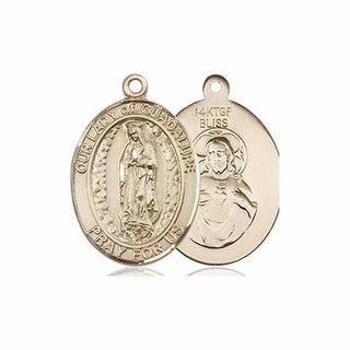 14kt Gold Filled Our Lady of Guadalupe Medal