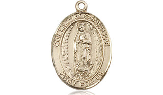 14kt Gold Our Lady of Guadalupe Medal
