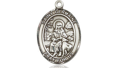 Sterling Silver St. Germaine Cousin Medal | Medium | Engravable