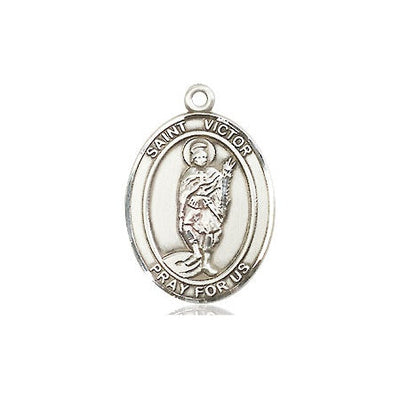 Sterling Silver St. Victor of Marseilles Medal | Medium | Engravable