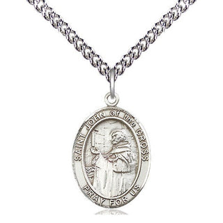 Sterling Silver Saint John of the Cross Medal Religious Jewelry Engraved Catholic Saint Jewelry