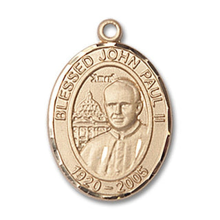 14kt Gold Filled Saint John Paul II Medal