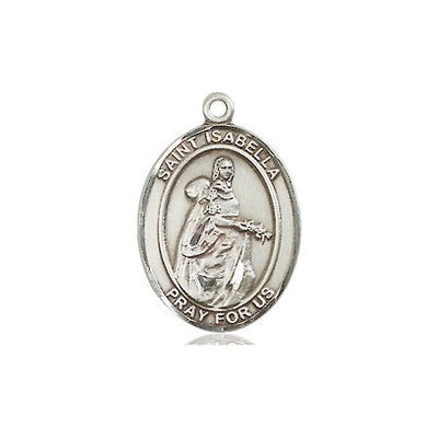 Sterling Silver St. Isabella of Portugal Medal | Medium | Engravable