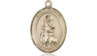 14kt Gold Filled Saint Rachel Medal Engraved Catholic Saint Jewelry