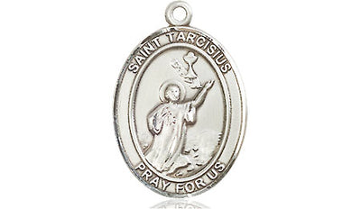 Sterling Silver St. Tarcisius Medal | Medium | Engravable