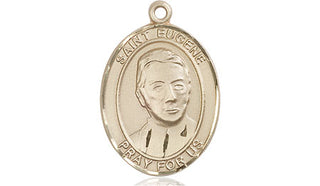 14kt Gold Filled Saint Eugene de Mazenod Medal Engraved Catholic Saint Jewelry