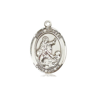 Sterling Silver St. Colette Medal | Medium | Engravable