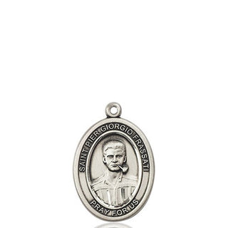 Sterling Silver Blessed Pier Giorgio Frassati Medal Engraved Catholic Saint Jewelry