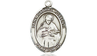 Pewter Saint Gabriel Possenti Medal Engraved Catholic Saint Jewelry