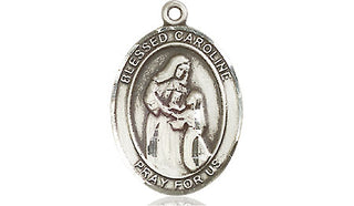 Pewter Blessed Caroline Gerhardinger Medal Engraved Catholic Saint Jewelry