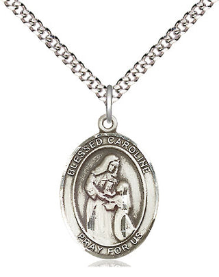 Pewter Blessed Caroline Gerhardinger Medal Religious Jewelry Engraved Catholic Saint Jewelry