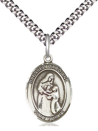 Pewter Blessed Caroline Gerhardinger Medal Religious Jewelry Engraved Catholic Saint Jewelry