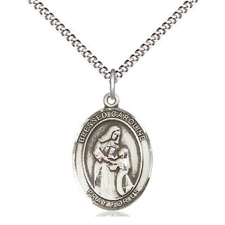 Sterling Silver Blessed Caroline Gerhardinger Medal Religious Jewelry Engraved Catholic Saint Jewelry