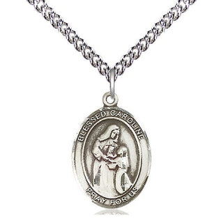 Sterling Silver Blessed Caroline Gerhardinger Medal Religious Jewelry Engraved Catholic Saint Jewelry