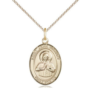 14kt Gold Filled Saint John Vianney Medal Religious Jewelry Engraved Catholic Saint Jewelry