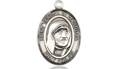 Sterling Silver St. Teresa of Calcutta Medal | Medium | Engravable