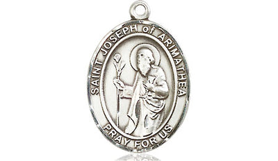 Sterling Silver St. Joseph of Arimathea Medal | Medium | Engravable