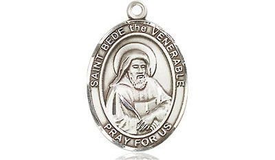 Sterling Silver St. Bede the Venerable Medal | Medium | Engravable
