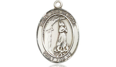 Sterling Silver St. Zoe of Rome Medal | Medium | Engravable