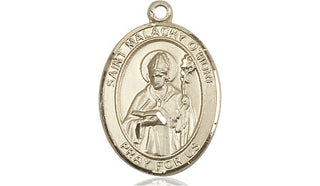 14kt Gold Filled Saint Malachy O'More Medal Engraved Catholic Saint Jewelry