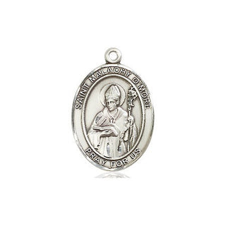 Pewter Saint Malachy O'More Medal Engraved Catholic Saint Jewelry