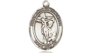 Pewter Saint Paul of the Cross Medal Engraved Catholic Saint Jewelry
