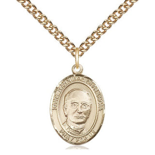 14kt Gold Filled Saint Hannibal Medal Religious Jewelry Engraved Catholic Saint Jewelry