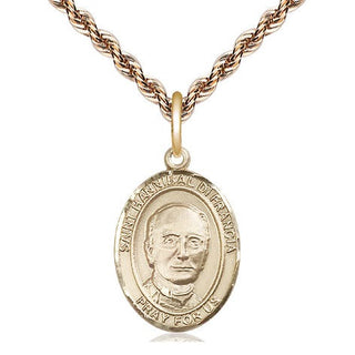 14kt Gold Filled Saint Hannibal Medal Religious Jewelry Engraved Catholic Saint Jewelry