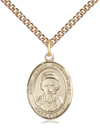 14kt Gold Filled Saint Joseph Freinademetz Medal Religious Jewelry Engraved Catholic Saint Jewelry