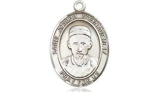 Pewter Saint Joseph Freinademetz Medal Engraved Catholic Saint Jewelry