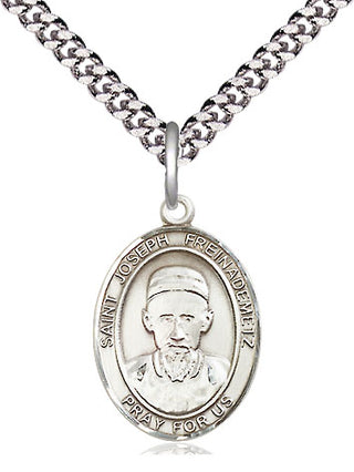 Sterling Silver Saint Joseph Freinademetz Medal Religious Jewelry Engraved Catholic Saint Jewelry