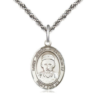 Sterling Silver Saint Joseph Freinademetz Medal Religious Jewelry Engraved Catholic Saint Jewelry