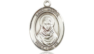 Pewter Saint Rafka Medal Engraved Catholic Saint Jewelry