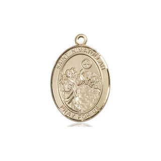 14kt Gold Filled Saint Nimatullah Medal Engraved Catholic Saint Jewelry