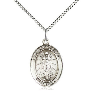 Sterling Silver Our Lady of Tears Medal Religious Jewelry Engraved Catholic Saint Jewelry